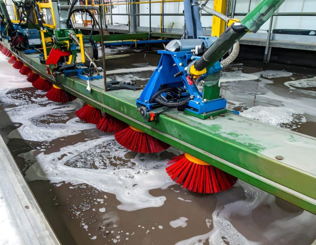 Train washing & water-treatment plants